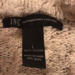 INC International Concepts Sweaters - NWOT!! INC Brand Cardigan with Fringe Hem Size L INC International Concepts Sweaters - NWOT!! INC Brand Cardigan with Fringe Hem Size L